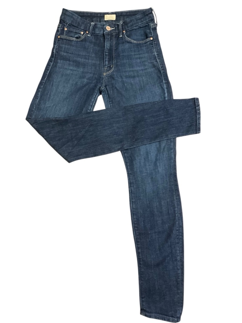 MOTHER Skinny Jeans - Dark Indigo